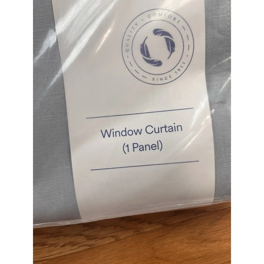 The Company Store Legends Hotel Linen‎ Blackout Curtain Panel Ice Blue 50x96 NEW